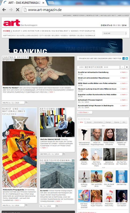 Revista alemana ART 2014 